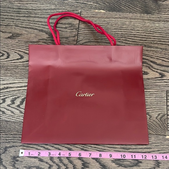 Cartier Red Shopping Bag - Picture 1 of 2